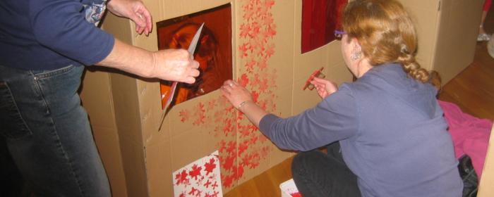 workshop at Huddersfield Art Gallery workshop at Huddersfield Art Gallery